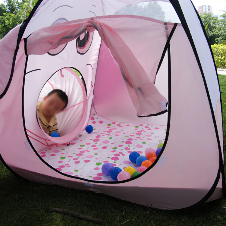 
2020 Kids Play Pop Up Animal Elephant Tunnel Tent 