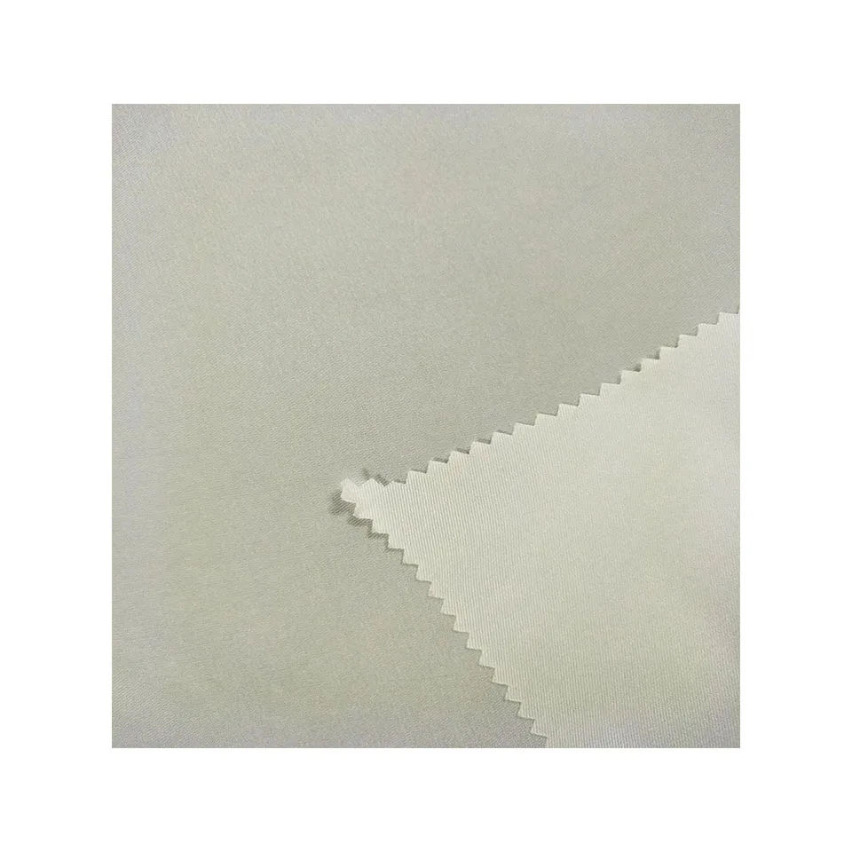 
Высококачественная переработанная полиэфирная саржевая шифоновая ткань Rpet 38% P62 % удобная переработанная полиэфирная шифоновая ткань с принтом 