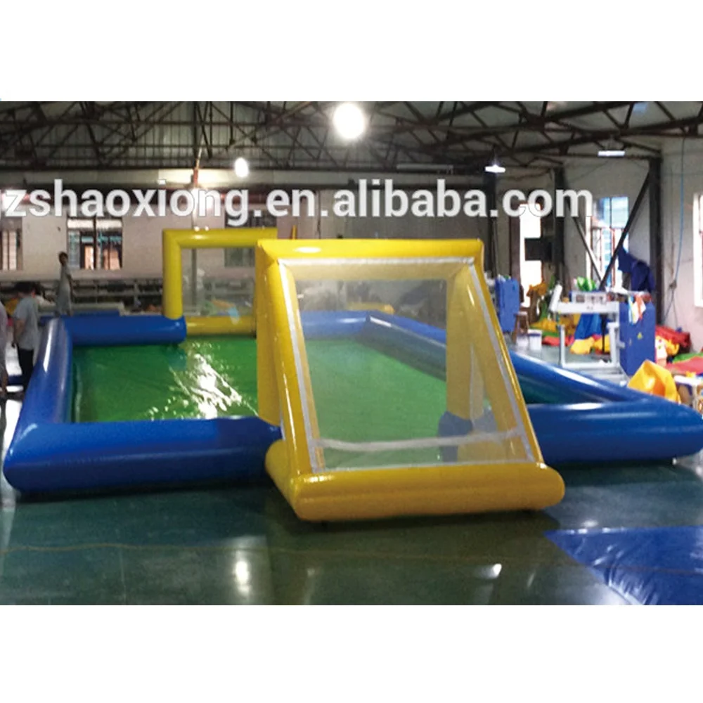 Inflatable Sport Game Toys Soccer Playground Inflatable Water Soap Soccer bubble  football Field For Sale