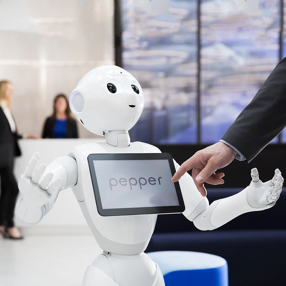 SoftBank Pepper Intelligent Service Robot Smart Humanoid Multi Functions Robotics for Commercial