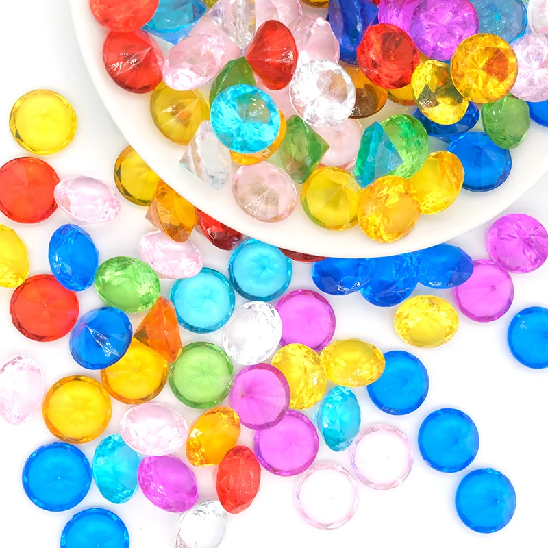 Crystal faux stones jewels fake diamond gem for party decoration prop toys