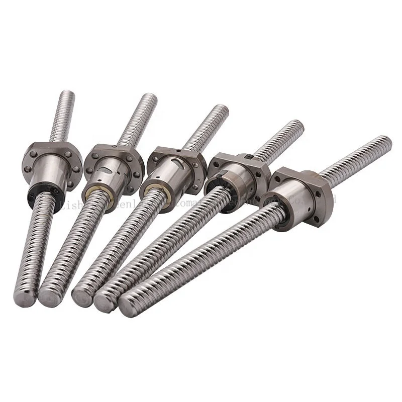 Hot sell low noise high speed big pitch C7 GRADE end machining allowed SFS3232 ball screws substitute for TBI