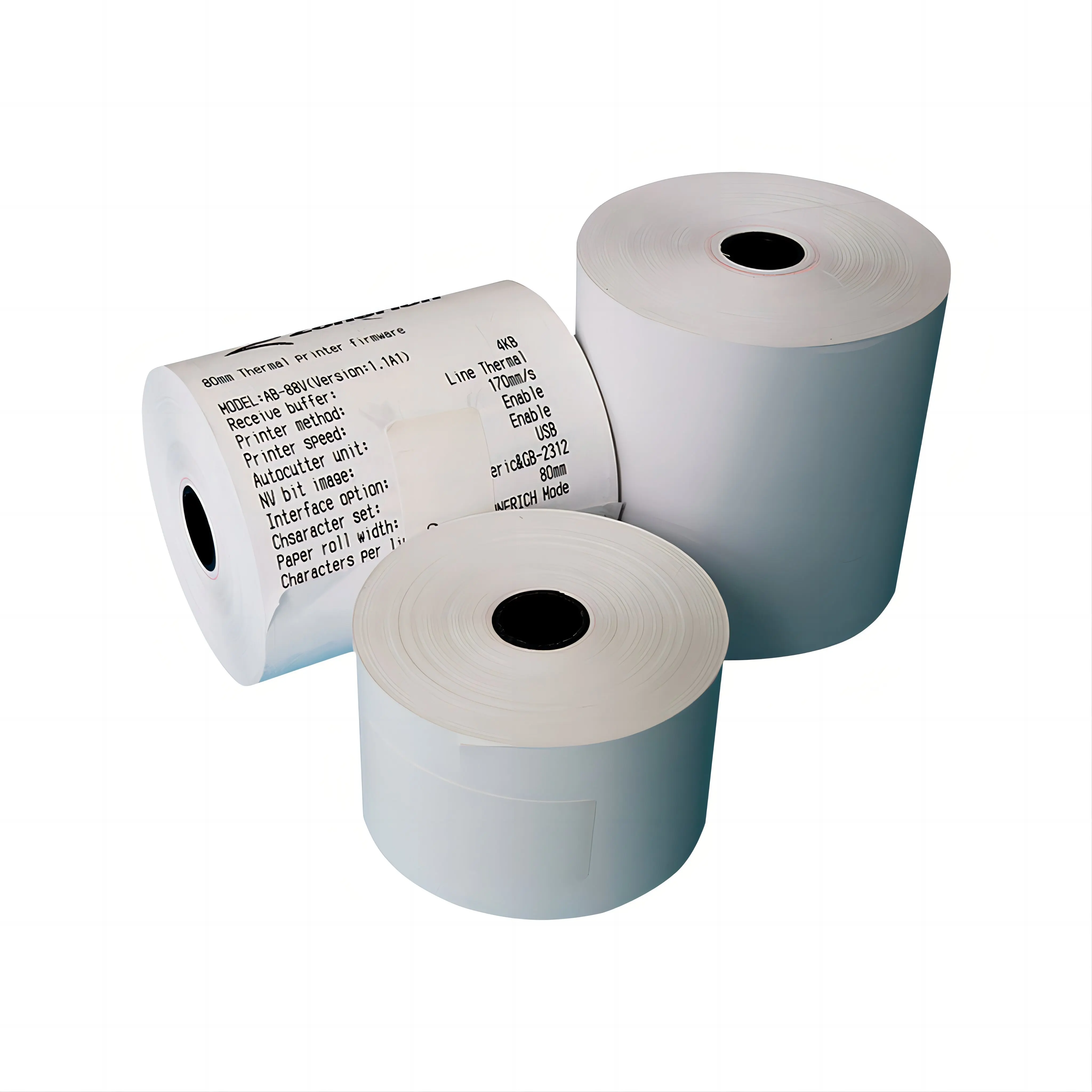 Высококачественная 100% древесная термобумага 57x40 Jumbo Roll от производителя для ультразвука