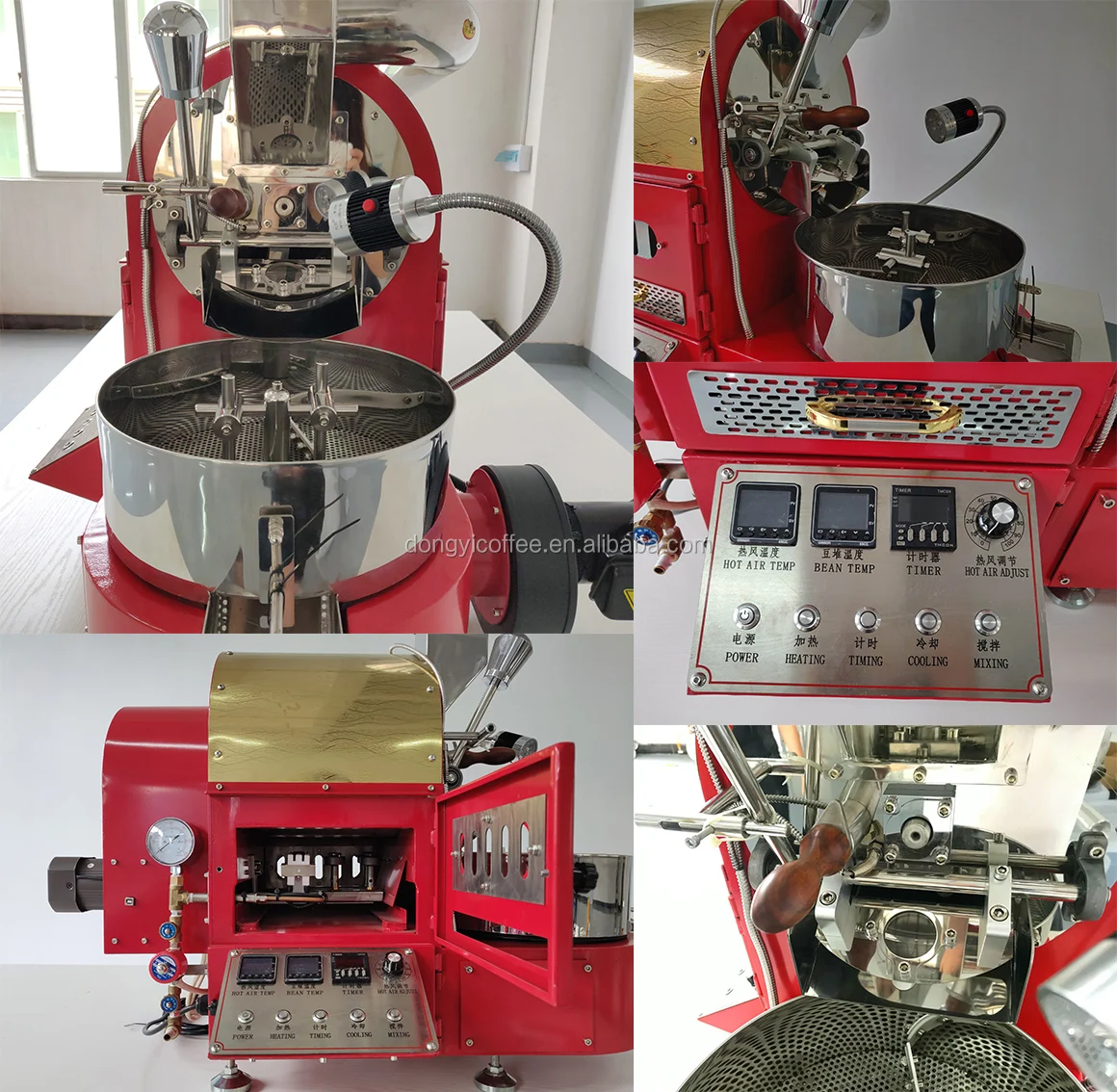 Электрическая газовая кофейная плитка с двойными стенками горячего воздуха 200 г 300 1 кг 1,5 кг 2 кг Tostadores de Cafe MINI обжарочная машина для кофе