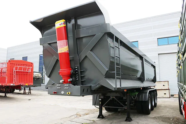 3 оси 40 Cbm доставка сена аренда торцевые и нижние самосвалы
