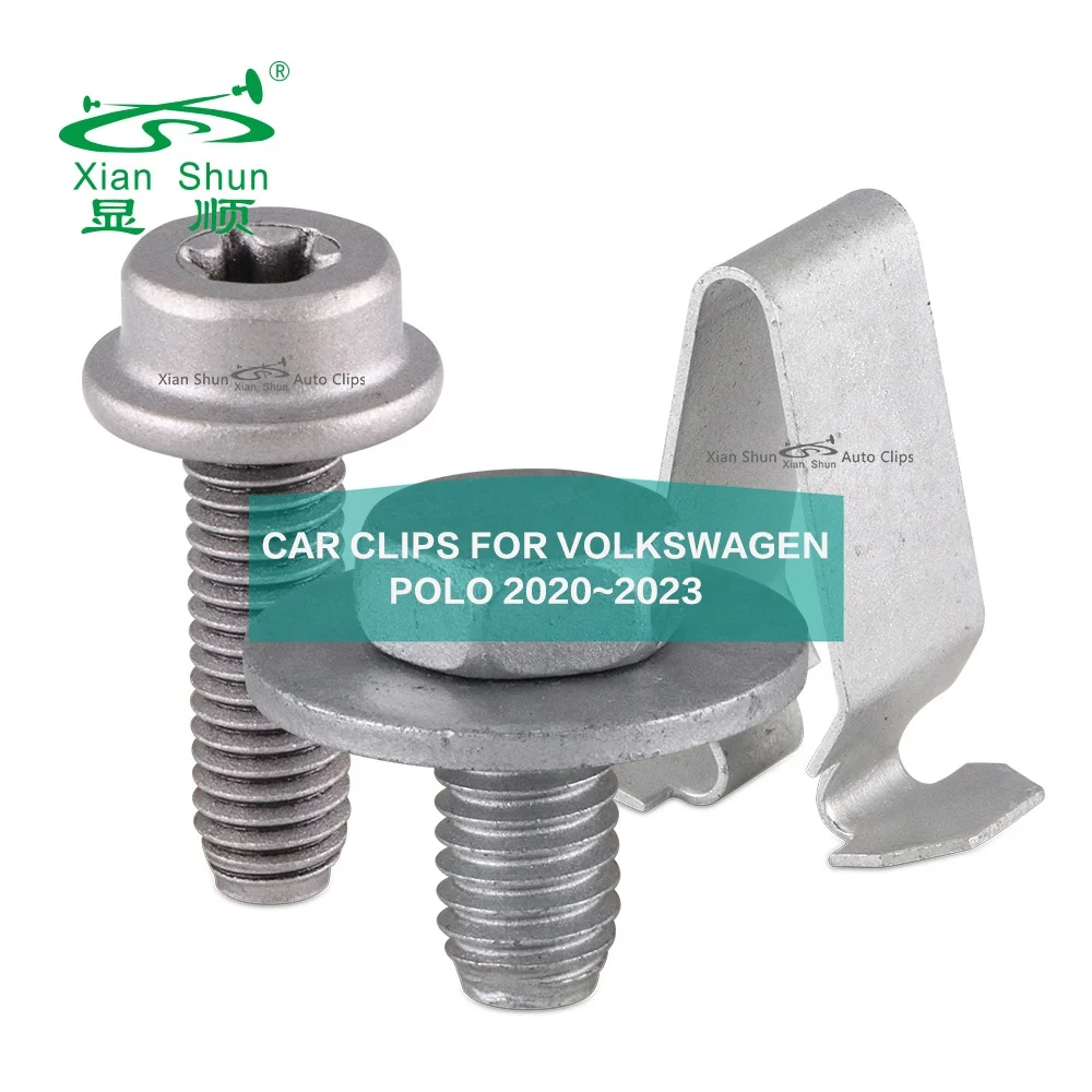 Car Fasteners & Clips Fit For VOLKSWAGEN  VAG POLO 2020 2021 2022 2023 Bumper Hood Door panel Heat Shield Auto Fastener Clips