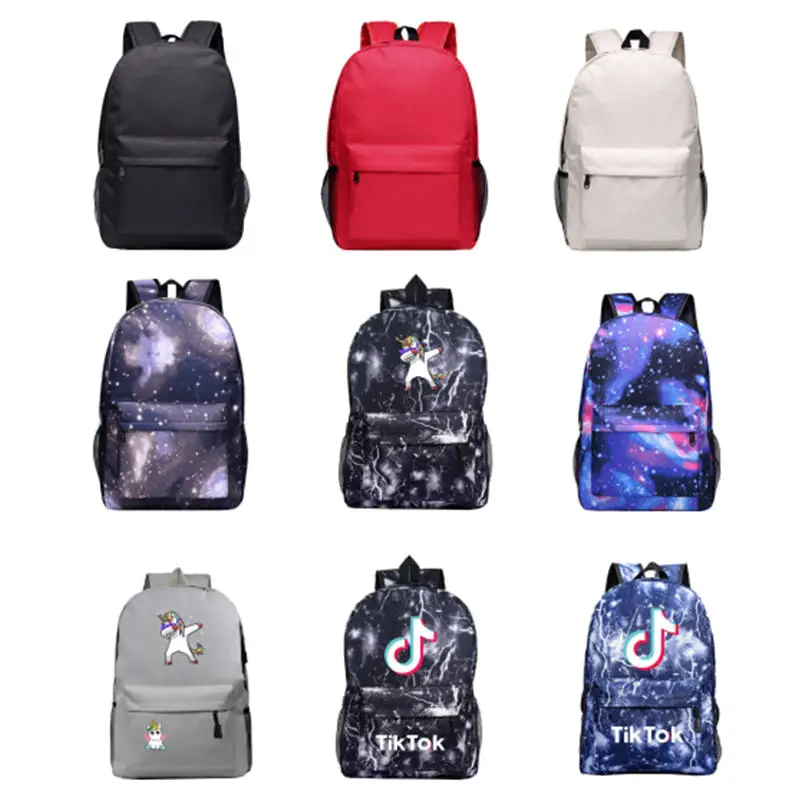 Customized Stylish Funny Teenager Children Book Bag Personalized OEM Printed School Bags Backpack For Kid Girls Boys