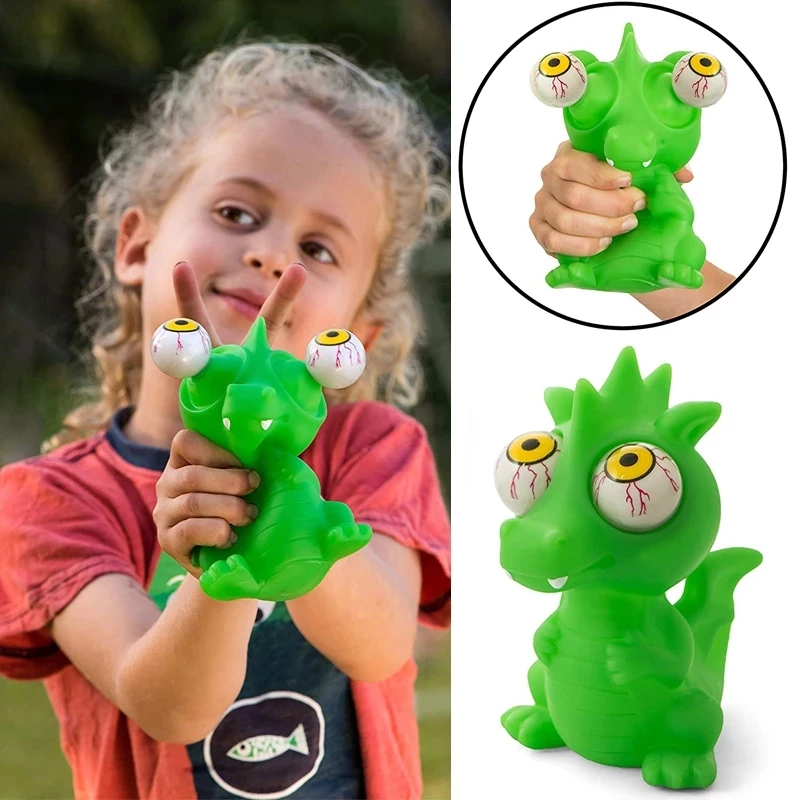 Squishy Eye Popping Flippy Squeeze Toy Stress Reliever Antistress Fidget Halloween Christmas Children Kids Party Favors Gifts