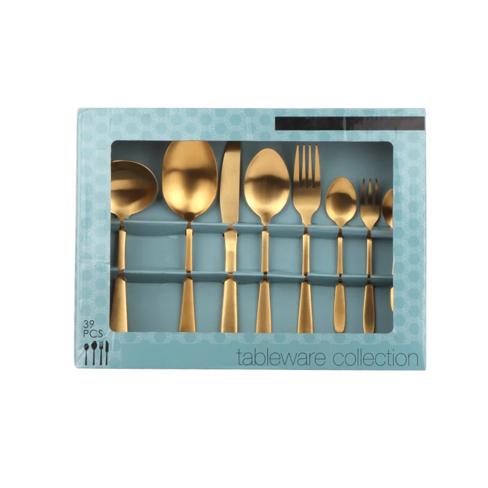 Набор керамической посуды hoffberg 39 peiecs с золотыми кольцами новый дизайн