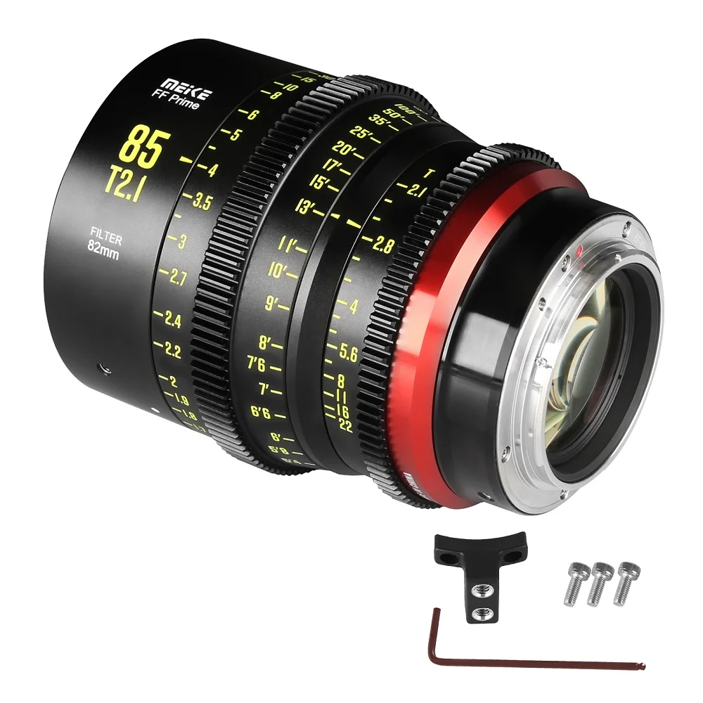 Meike Prime 85mm T2.1 Cine Lens for Full Frame Cinema Camera Systems