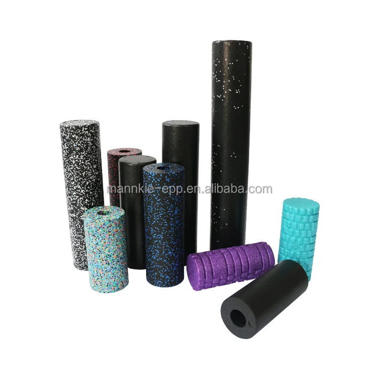 Medium Density Eco-friendly 2 In 1 Household Fitness Exercise Gymnastic Epp Spine Roller EPP Foam Roller With Bumpy Textured