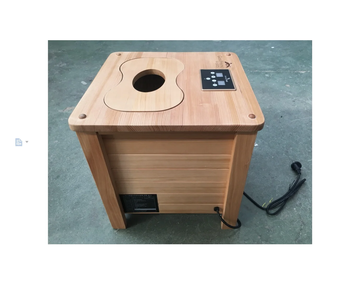 infrared footbath indoor foot massage portable solid wood sauna yoni steam chair