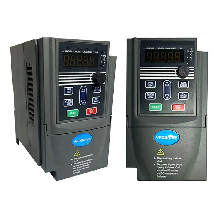 Vector Control Vfd 11.5 Kw 220v Single Phase To 3 Phase 380v Converter Vfd Motor Speed Control Frequency Inverter