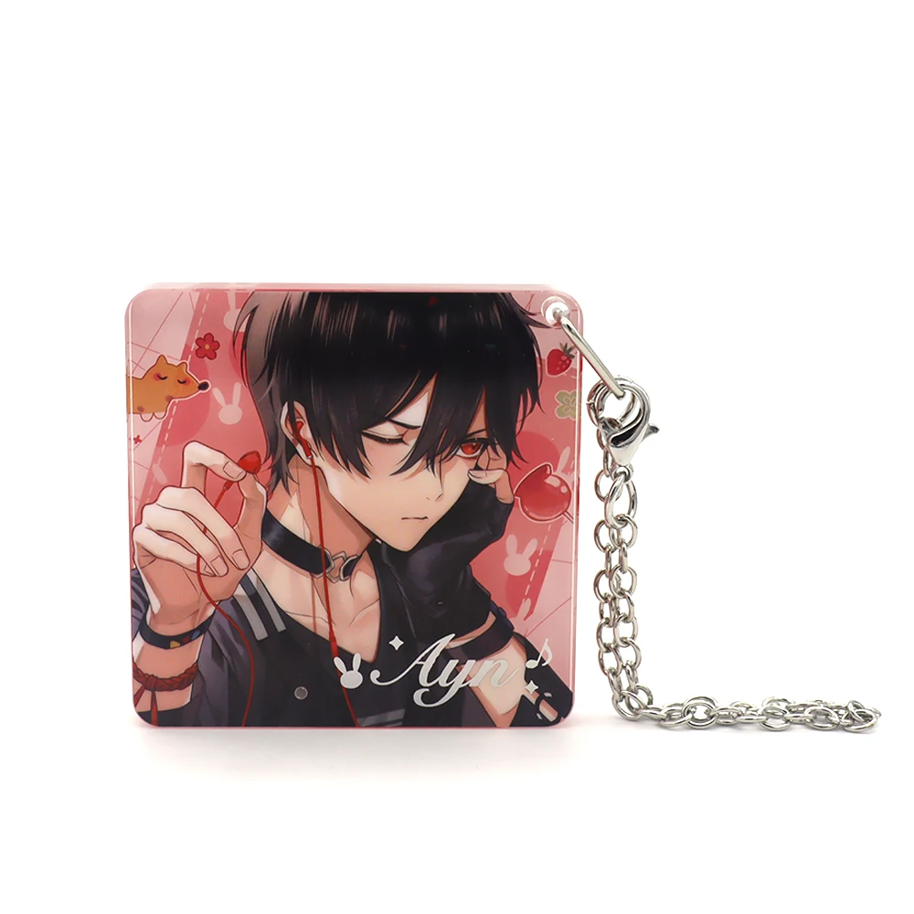 acrylic manufacturer kpop bag ornament Japan cartoon metal keychain acrylic pendant FAMA factory