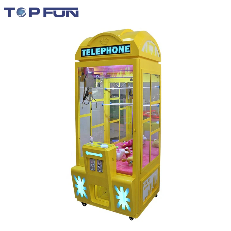 Amusement Park Equipment Coin Operated Toy Claw Machine Vending Claw Crane Machine With Custom Design