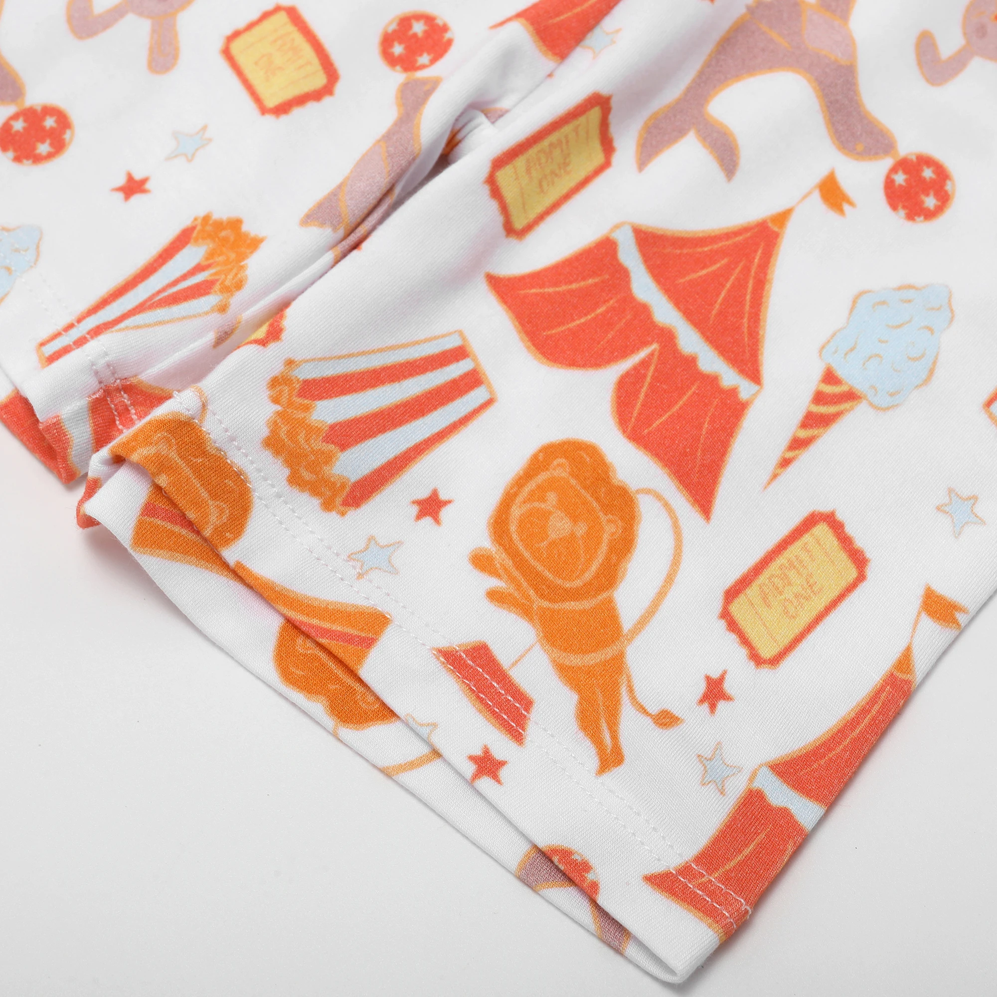 2024  Custom Patterns Two Piece Sleepwear Long Sleeve Baby Kids Pajamas Set