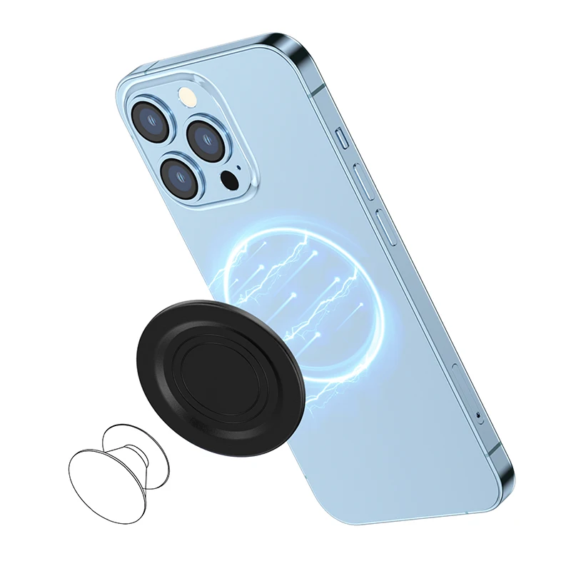 New Design Magnetic Phone Grip Intended for Pop Socket Grip and Phone Ring Holder Magnetic Base Plate Mobile Phone Holder
