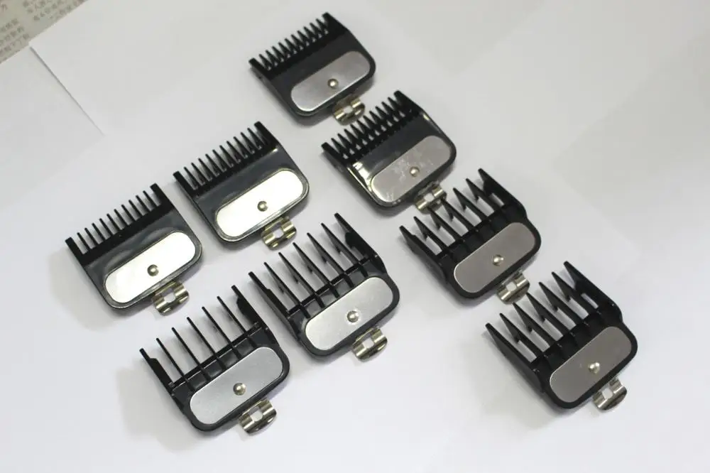 Plastic Hair Clipper Attachment Guide Comb Set Haircut Accessory Limit Comb For Trimmer