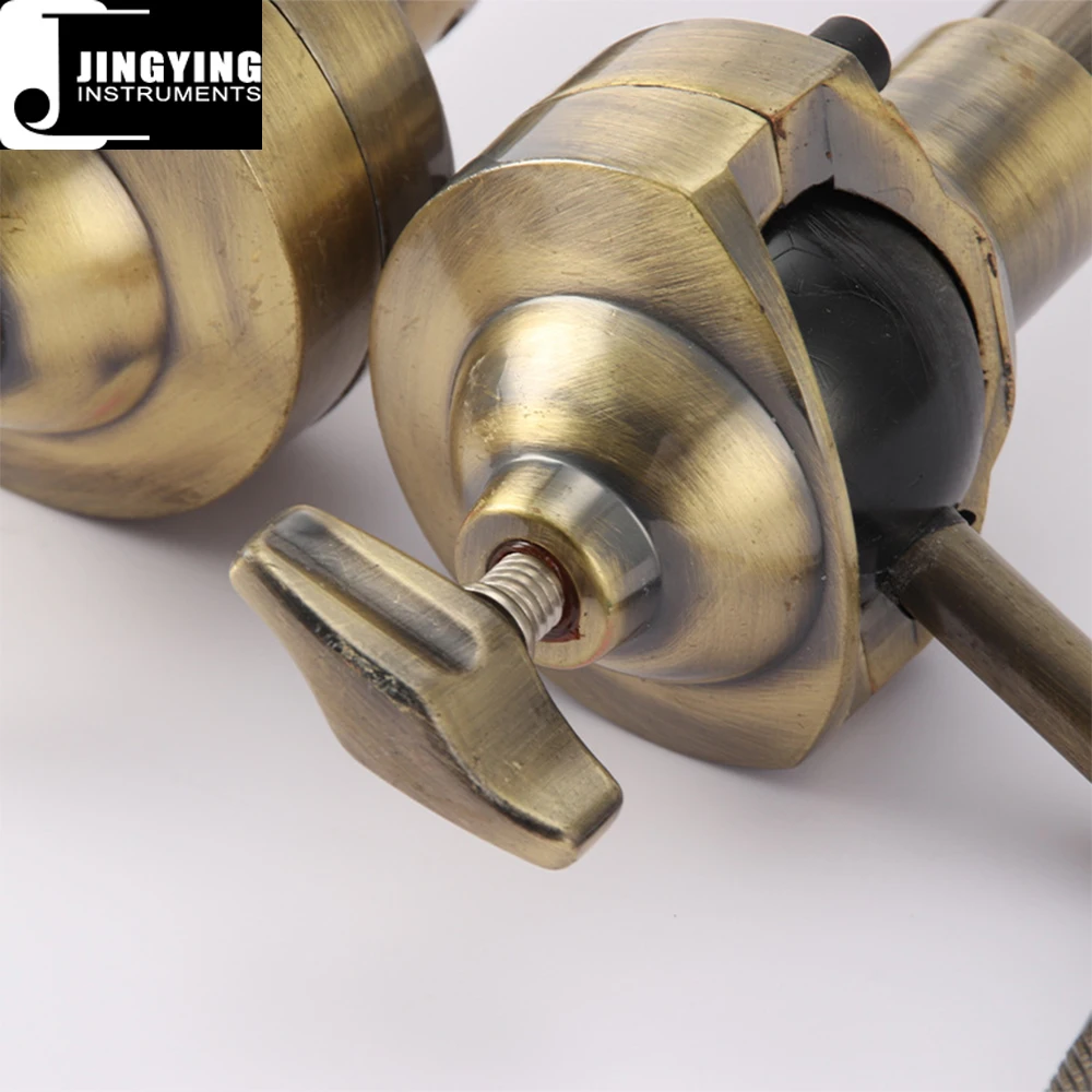 2024 аксессуары для музыкальной ударной установки Jingying бронзовая матовая однобалочная головка профессиональная подставка барабанной