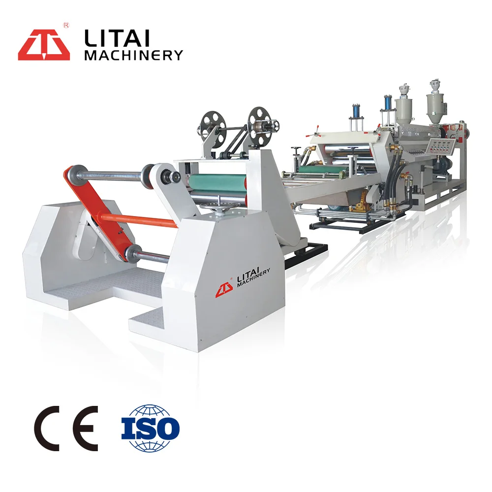 Sheet Extruder Sheet Making Machine Two-layer PP/PS Plastic for Disposable Tableware Manufacturing Plant New Product 2020 1 YEAR