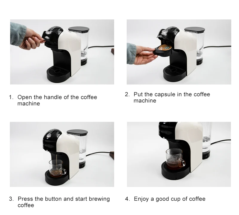 Multi capsule coffee machine maker 3 in 1 compatible with Dolce Gusto Coffee powder