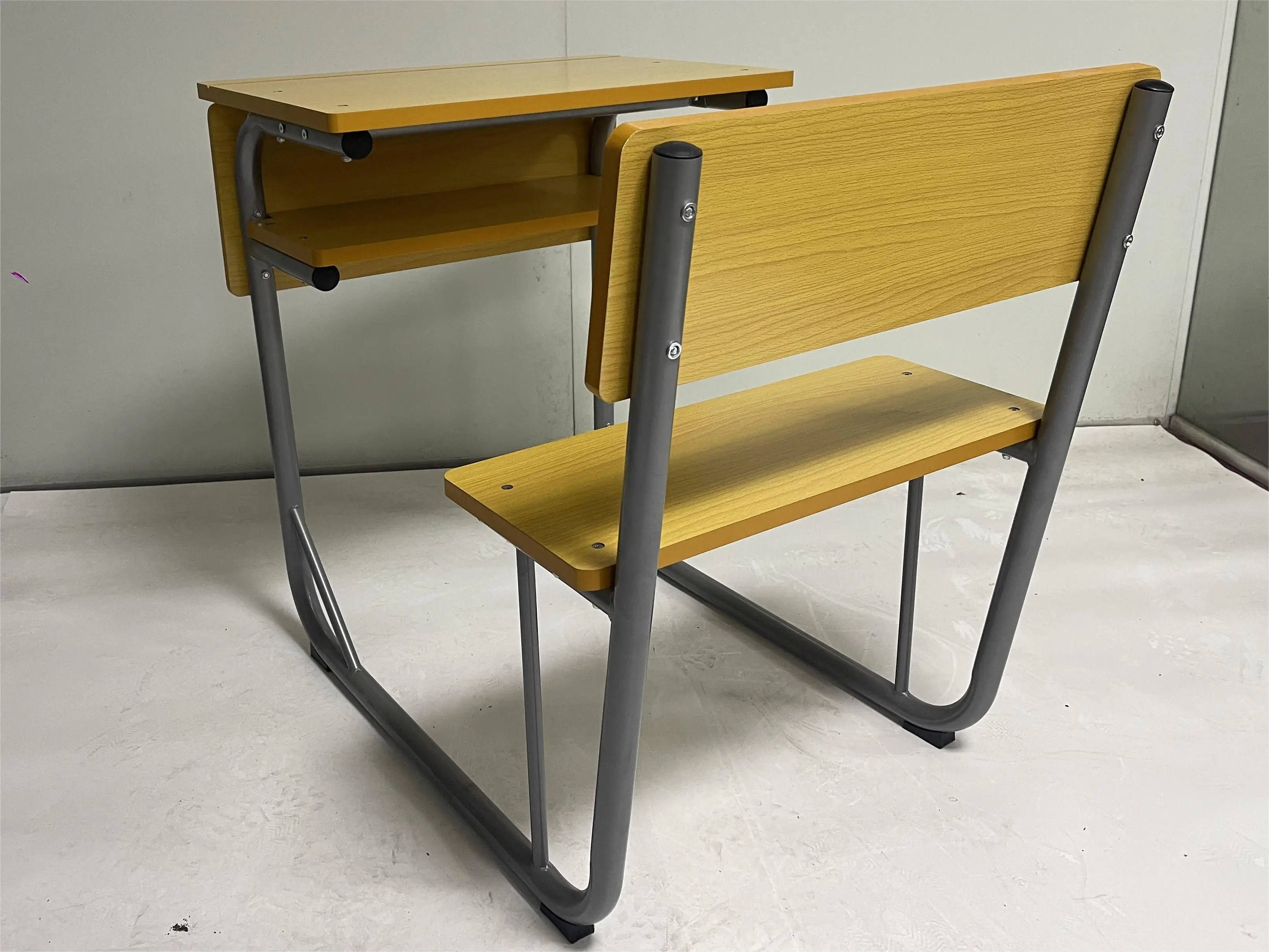 student table wooden chair low price school furniture primary classroom bench