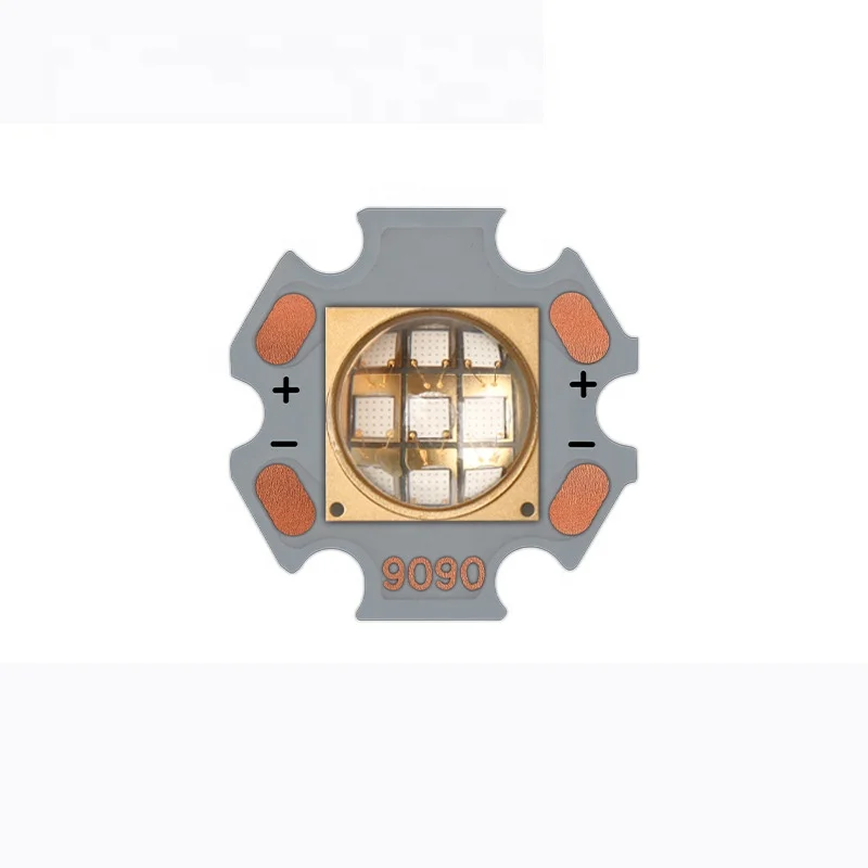 Custom quartz High Power LED 50W UV COB 430nm 420nm 30W 9090 395nm LED