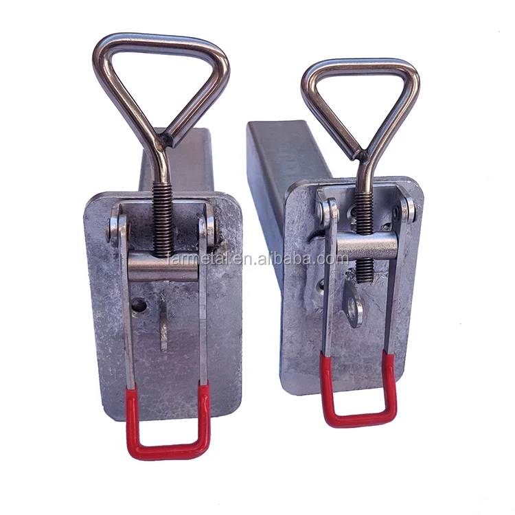 latch locking clamp aluminium jack off UTE canopy stainless steel gullwing toolbox storage case kit  underbody truck box trailer