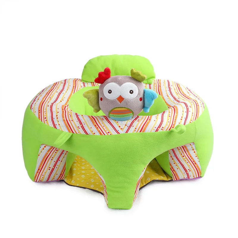 Baby Support Seat Sofa Plush Soft Animal Shaped Baby Learning to Sit Chair Keep Sitting Posture Comfortable Baby