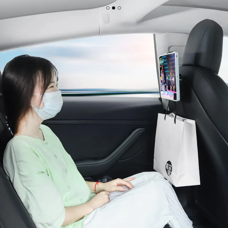 Car Seat Back Phone Holder Rear Seat Tablet PC Holder for iPad Tablet Mount 4-13 Inch Stand Mount Auto Backseat Headrest Bracket