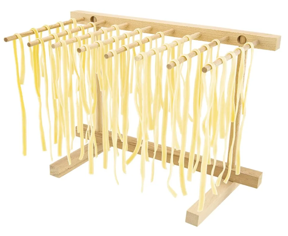 Custom Collapsible Wooden Pasta Drying Rack