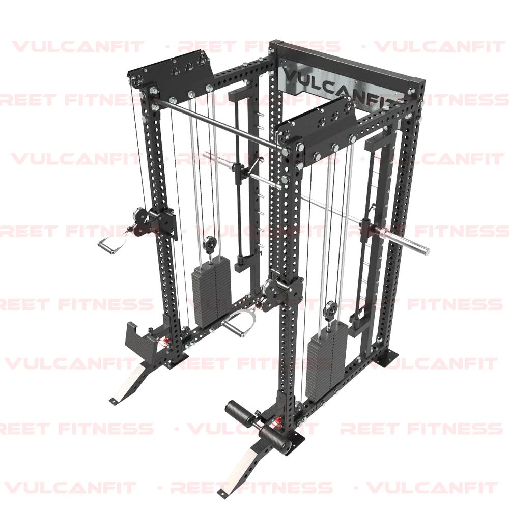 Commercial Gym Use Multi Function All In One Power Rack Cage