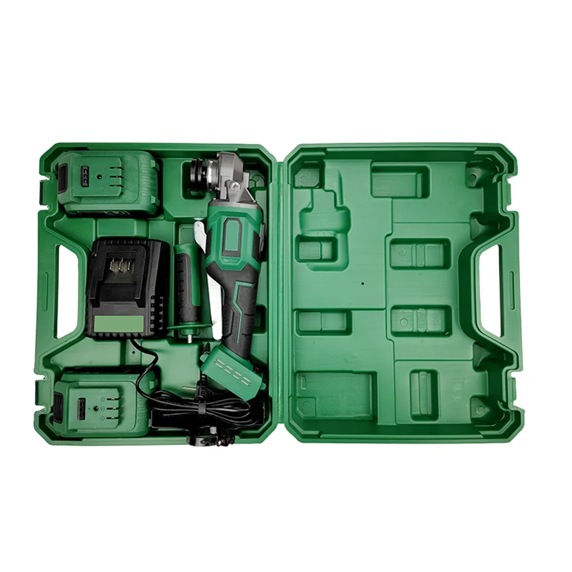 DCA Mini 100mm Cordless 21V Angle Grinder Industrial Grade Handheld Polishing Machine with Slide Switch 21V Battery Widely Used