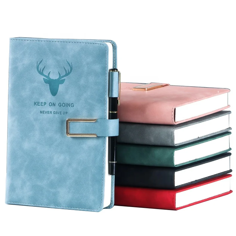 Notebook Custom Printed Factory Wholesale Custom Design Spiral PU Leather Notebook Printing