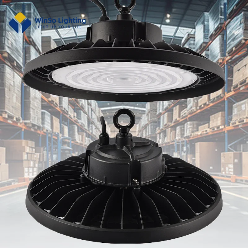 Modern Led High Bay Light Garage Led Light High Bay 100W 120W 150W 200W 240W 3CCT and 3Power High Bay Light for Warehouse