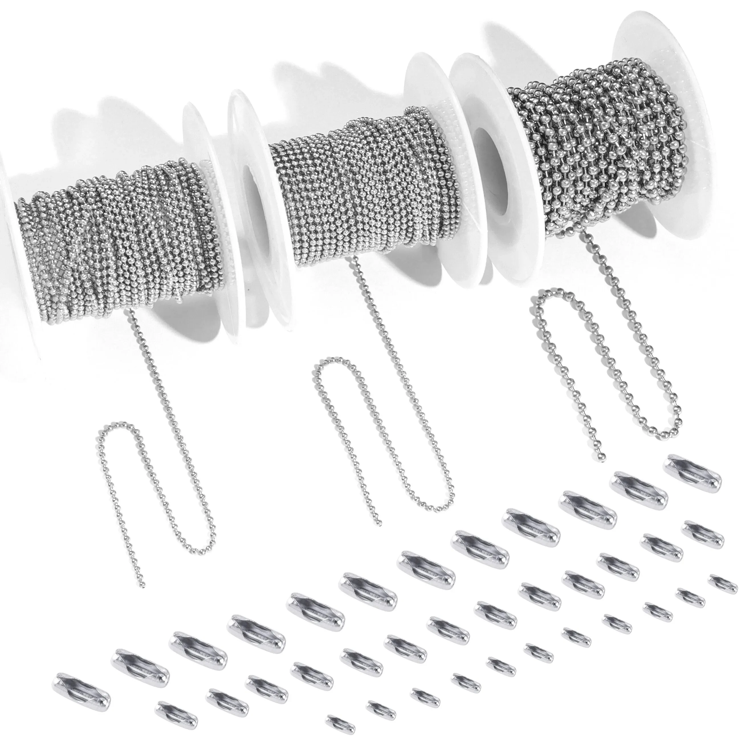 Ball Bead Stainless Steel Chain With Matching Connectors Accessories Window Blinds Household Decor Spare Parts metal chain