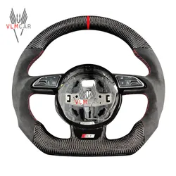 Private custom racing carbon fiber steering wheel for audi  a1/s1/a3/s3a4/a5/s4/s5/sline  /Available for all car models