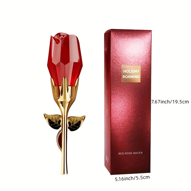 Classic Lady Perfume Red Rose Shape 50ml Perfume Women Long Lasting Fragrance Perfume For Women Eau De Toilette