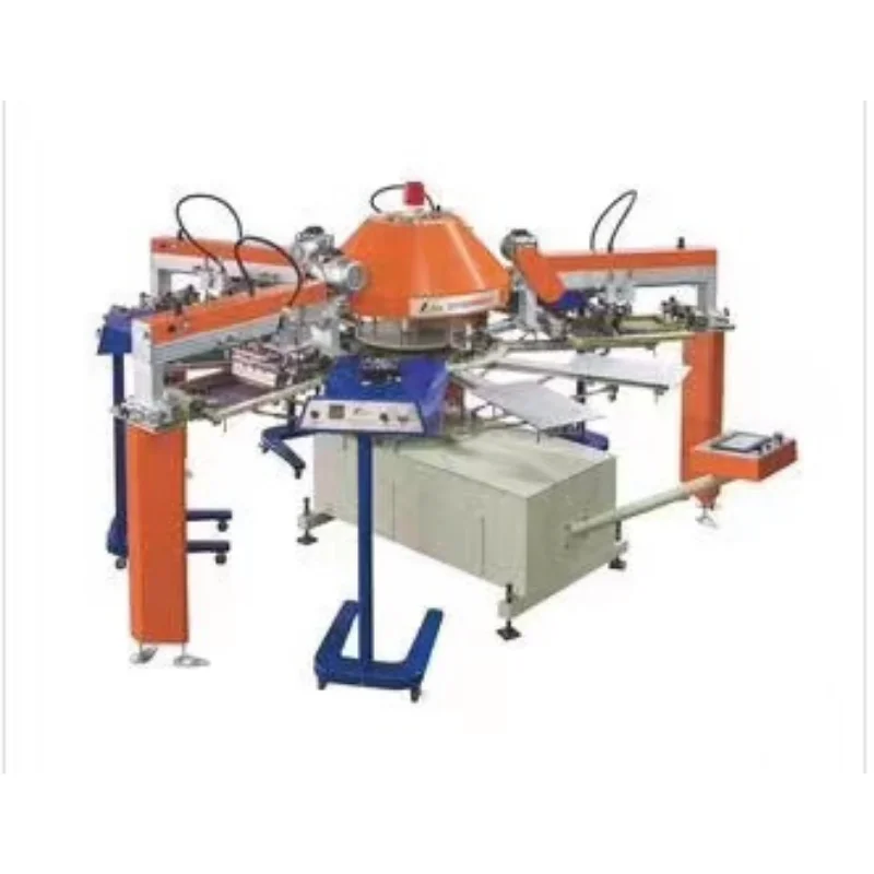 High quality   piece rotary printing machine with ZYTT  for  T-shirts, pajamas, fabrics, cloth, umbrellas