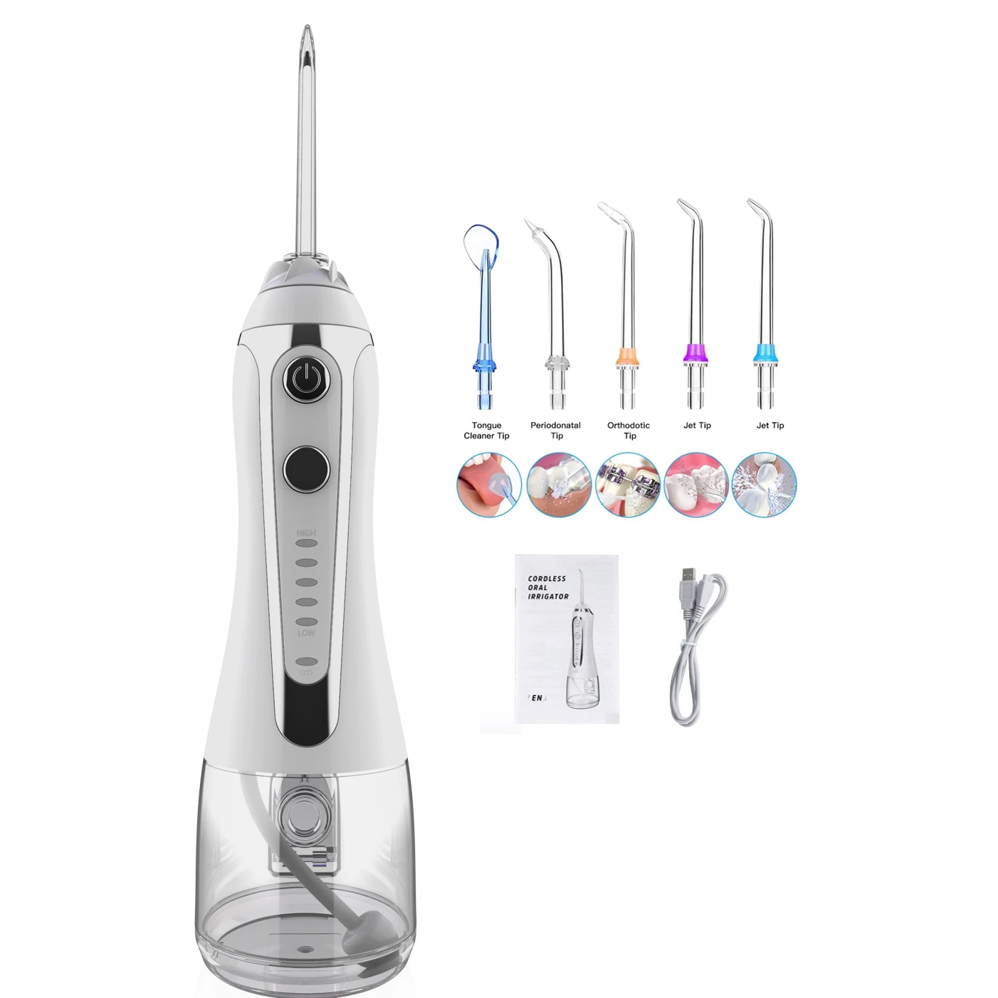 Factory OEM ODM Portable Water Flosser cordless dental water jet electric dental spa oral irrigator
