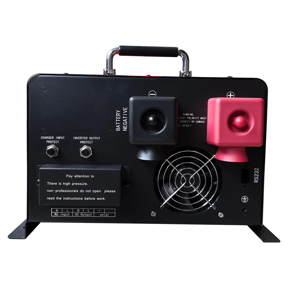 OEM Service sine wave 3000w 12v/24v 220v 48v 6000 watts 5000w inverter with battery charger