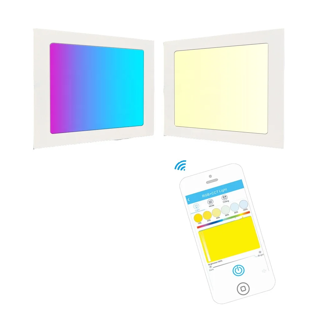 indoor recessed mounted ceiling RGBW LED Panel Light/LED Panel Light RGB/2X2 RGB LED Panel Lights