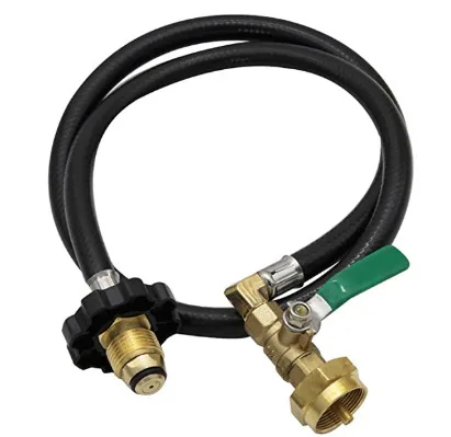 The manufacturer directly supplies American standard cylinder POL 1 pound hand wheel inflation pipe with switch valve