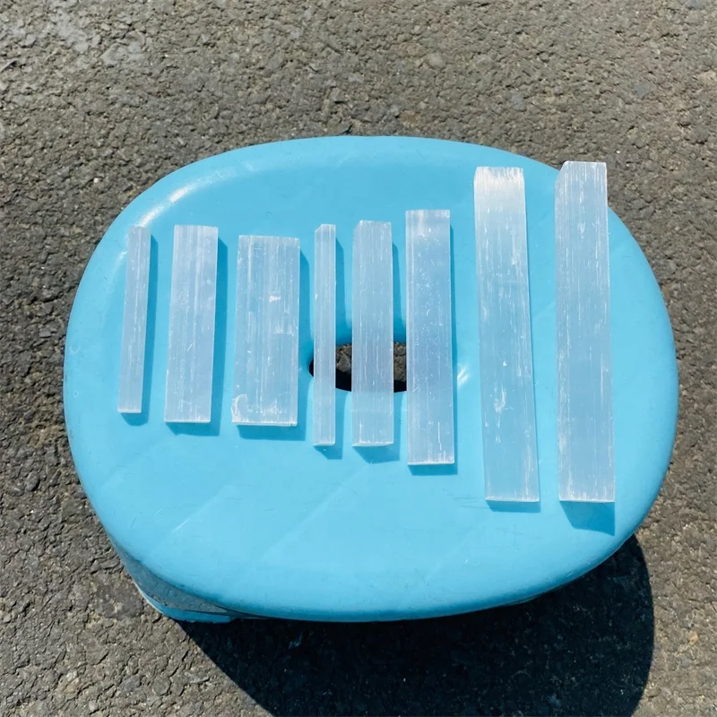Wholesale in bulk high quality Different size rough selenite sticks that Can be customized Various shapes selenites wands