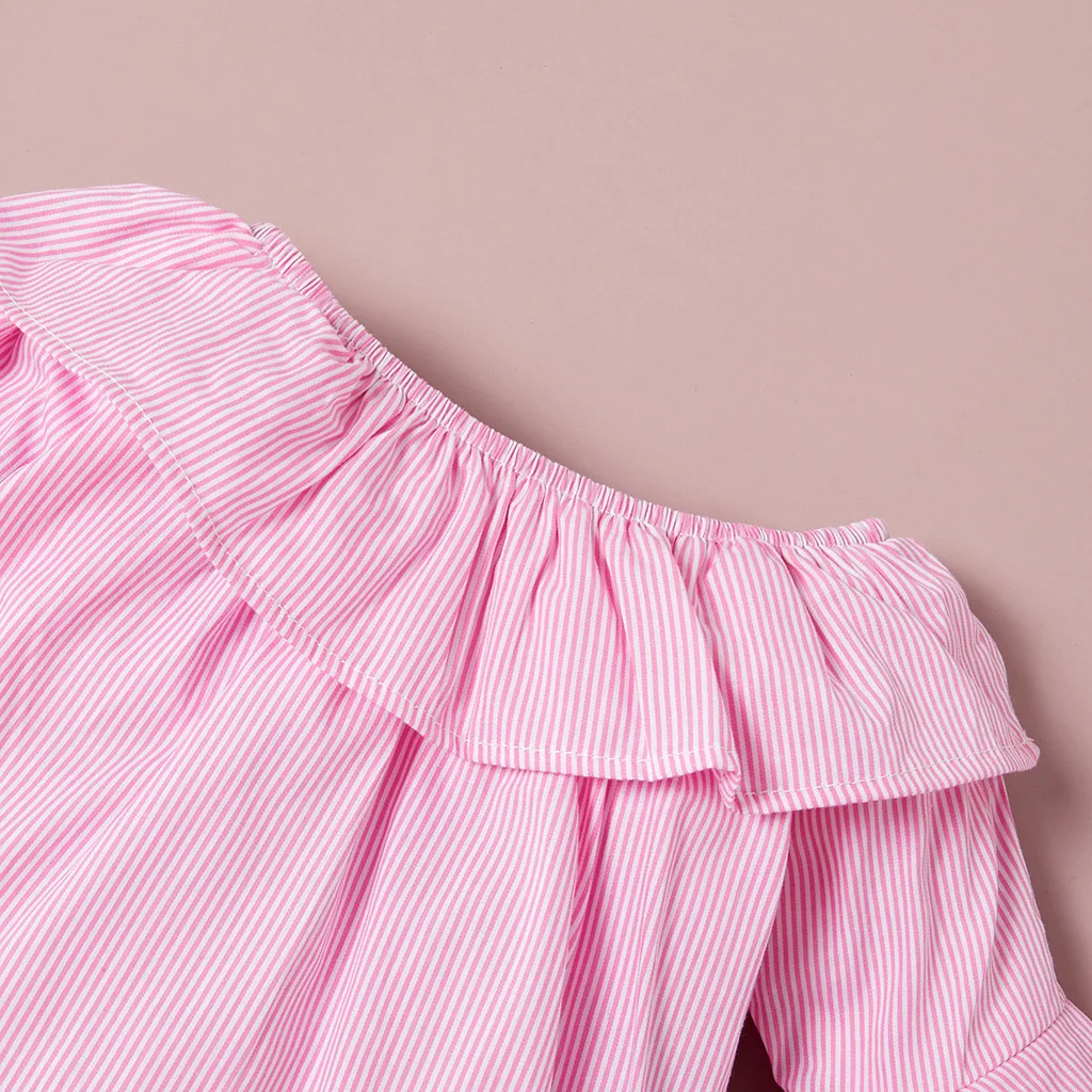 
New Design Children Clothes Summer Kids Clothing Girl Boutique Cotton Plaid Short Sleeve Baby Girl Outfit Set Embroidery OEM Age 