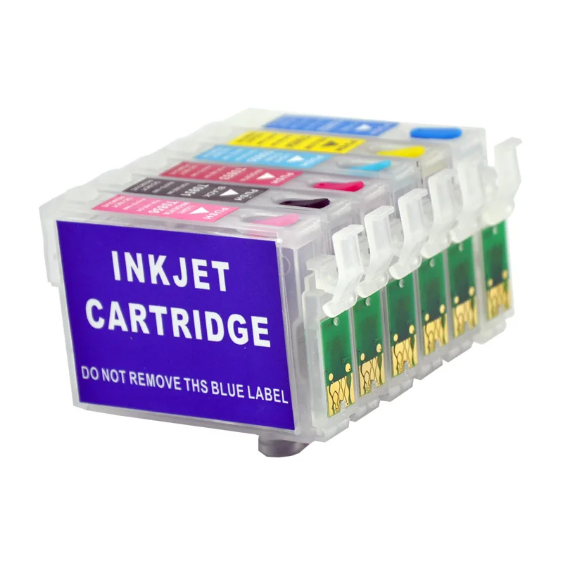 Refillable Ink Cartridge for T0851N T60 R330 with Chips