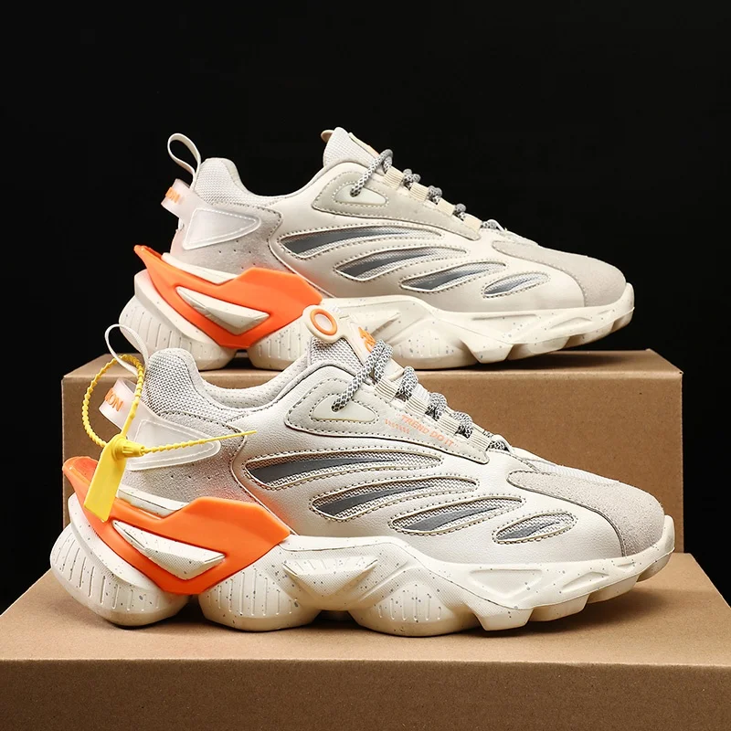 
39-46#/Us Men 6-11.5 Wholesale Air Cushion Sole Warm Lining Winter Unisex High Heel Sneakers 