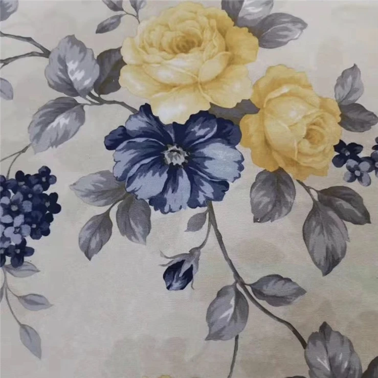 100 polyester super tricot flower printed microfiber velboa plush upholstery fabric