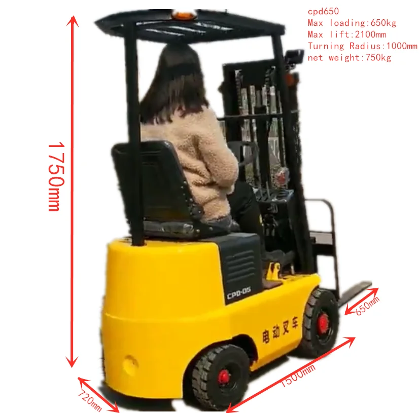compact forklift high quality cheap price narrow aisle  600kg 2m  2.8m wheels 4 wheels  small size mini electric forklift price narrow aisle forklift