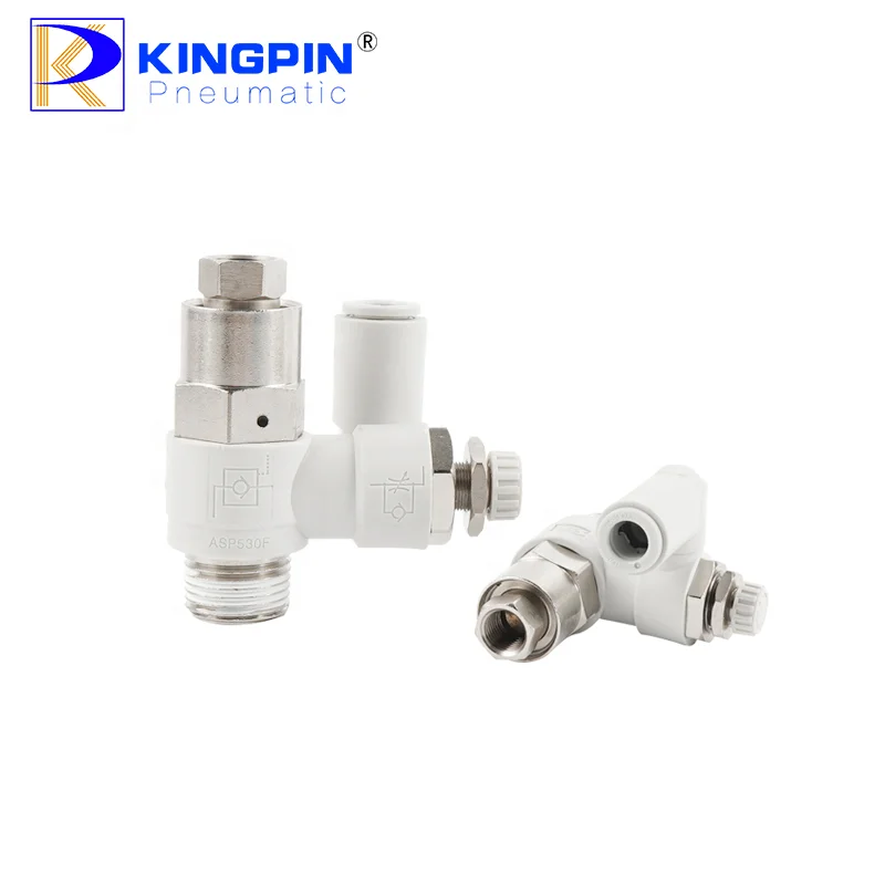 Pilot check valve speed regulating valve ASP330F-01-06S ASP330F-01-08S ASP430F-02-06S Pneumatics and Fluid Control Accessories